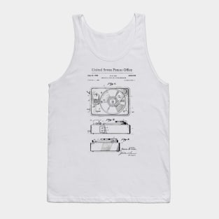Old Record Player patent Tank Top